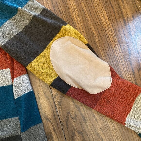 Jardin By Macris Women’s Medium Cardigan Open Front Striped NWT - Picture 11 of 11